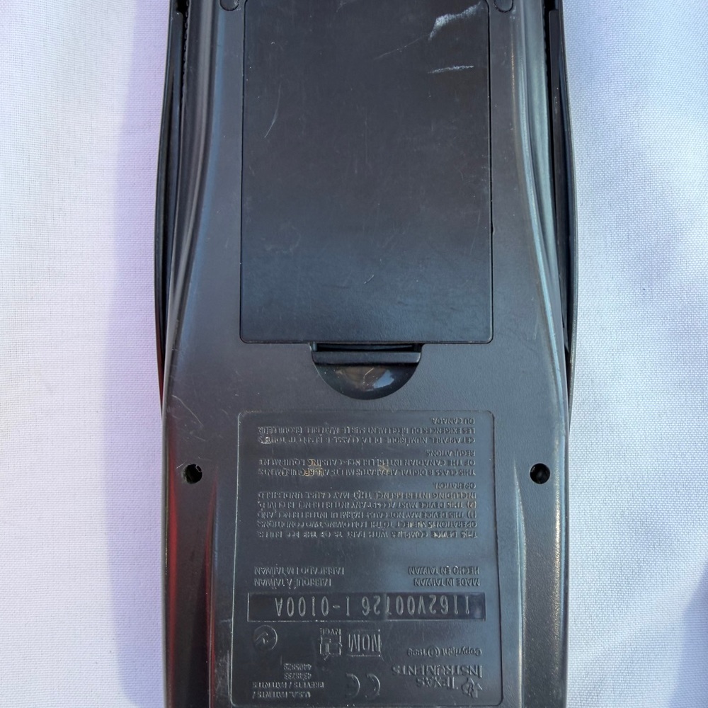 Texas Instruments Black Calculator